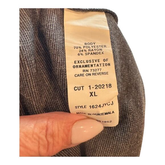 Women's Candies Vtg Gray Lace Fairy Core Camisole top XL NWT - Picture 5 of 10